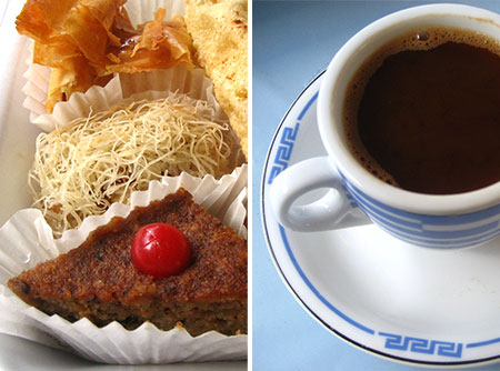 Food at the Greek Festival, Pawtucket