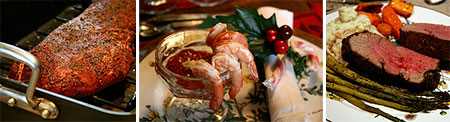 Christmas 2007: Beef Tenderloin and Shrimp Cocktail