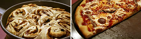 Cinnamon Buns and Pizza Crust from the Joy of Cooking
