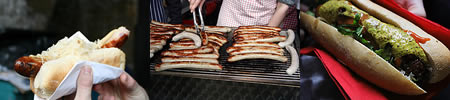 Sausage at Borough Market in London