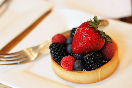 Berry tart from Pasticceria Bruno