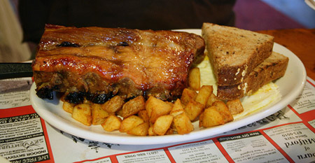 Ribs for Breakfast at Parker’s Maple Barn