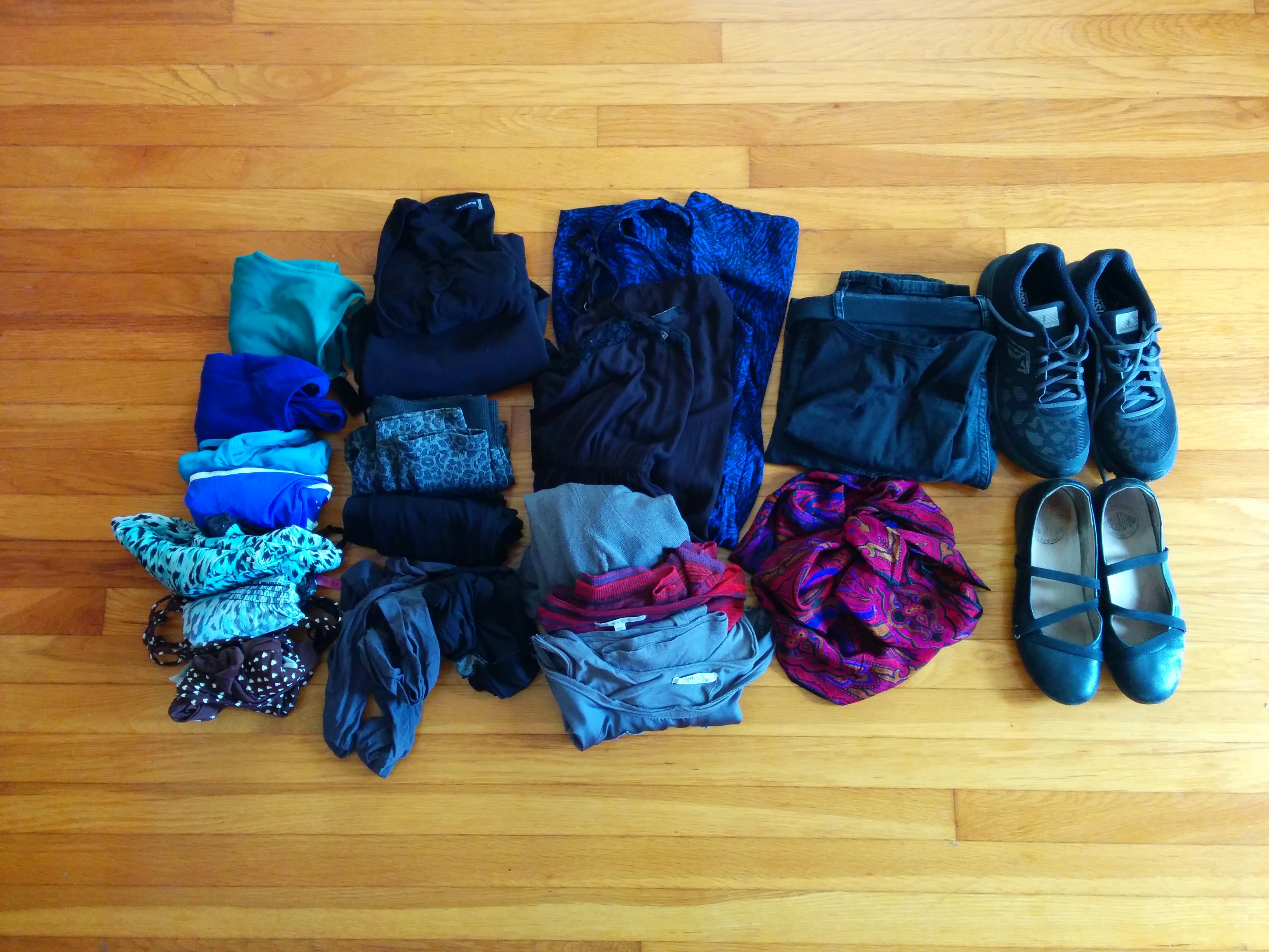 Clothes for a 2-week trip to Europe